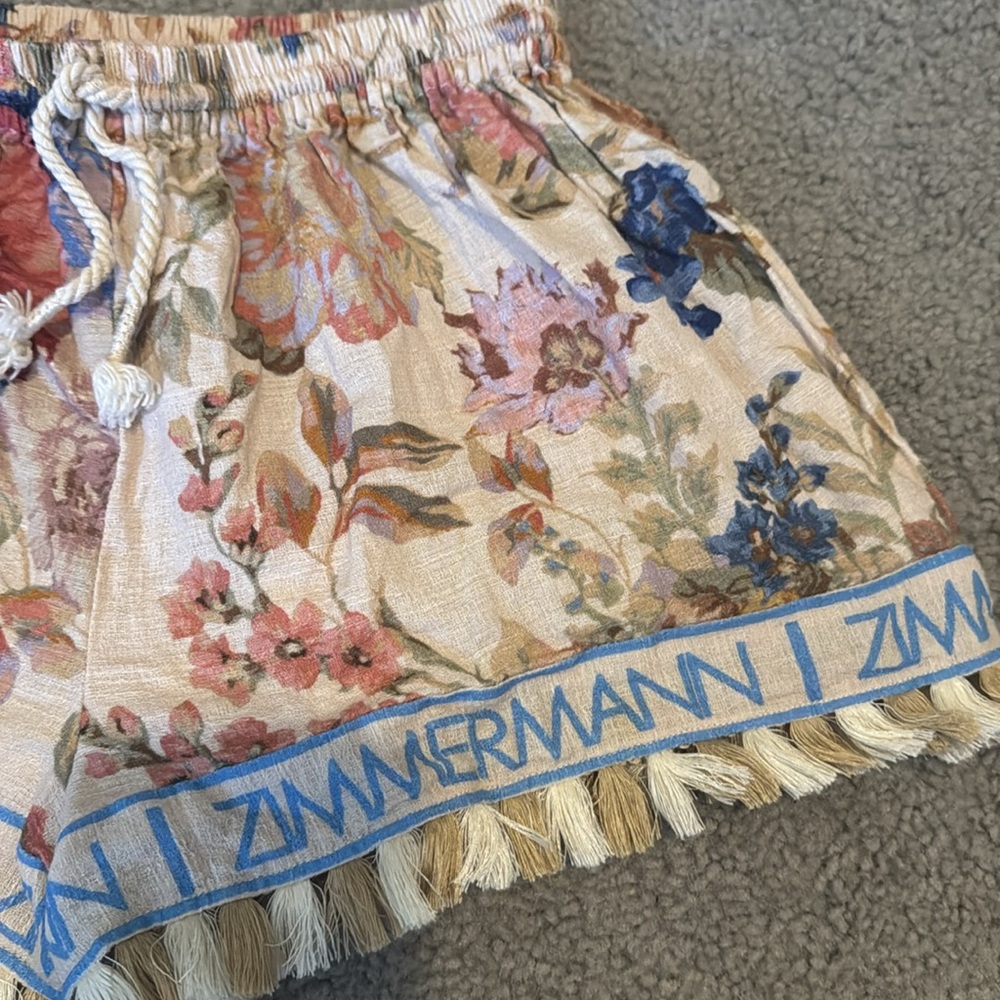 Zimmermann girls cotton floral short - Picture 2 of 3